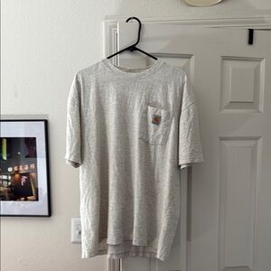 Carhartt White/Gray Sleeve Tee Relaxed Fit